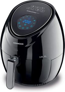 Kenwood Digital Air Fryer XL 3.8L 1.7KG 1500W with Rapid Hot Air Circulation for Frying, Grilling, Broiling, Roasting, Baking and Toasting HFP30.000BK Black