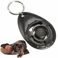 Black Pet Dog Puppy Click Clicker Training Trainer - thumbnail