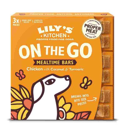 Lily'S Kitchen Chicken On The Go Bars Multipack For Dogs (3X40G)