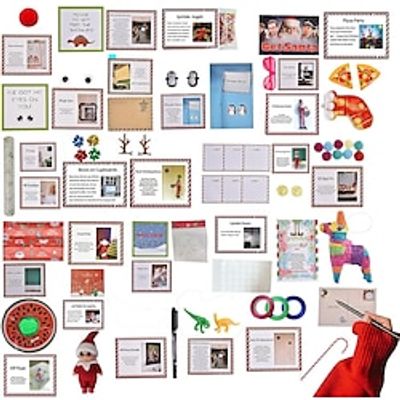 2023 Elf Kit 24 Days Of Christmas, Christmas Gift Xmas Gift, 12 Days Christmas Events Christmas Elf Kit Christmas Countdown Gift Lightinthebox