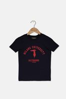 Toddler Boys Brand Logo Print Tee  Navy - thumbnail