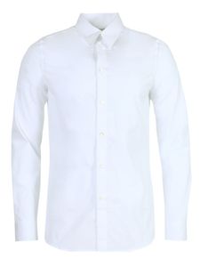 White Cotton Button-Down Shirt