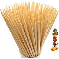 200PCS Bamboo Skewers for wooden sticks BBQ Appetiser Fruit Cocktail Kabob Chocolate Fountain Grilling Kitchen Crafting and Party. 3mm More Size Choices Lightinthebox