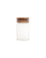 Little Storage Co 250ML Acacia Wood Glass Jar