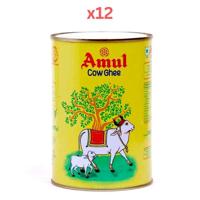 Amul Cow Ghee 1Ltr Pack of 12