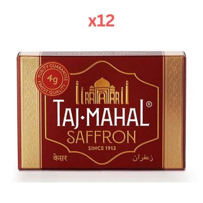 Taj Mahal Saffron 4gm Pack of 12