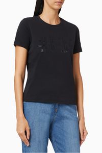 #EF Hashtag T-shirt in Cotton