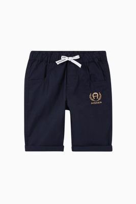 Laurel Logo Cotton Shorts Laurel Logo Cotton Shorts