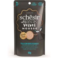 Schesir After Dark Velvet Mousse For Cat - Chicken With Quile Egg - 80G