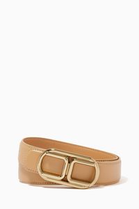 Logo Belt in Faux Leather