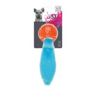 M-PETS Foxball Orange & Blue Dog Toy (Pack of 3)