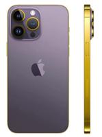 Apple iPhone 14 Pro (24K Edge Of Gold), 1TB , 6GB, 6.1-Inch Deep Purple with FaceTime (UAE Delivery Only)