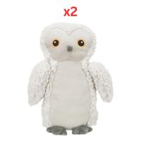 Trixie Be Eco Owl Emily Dog Toy - White 28cm (Pack Of 2)