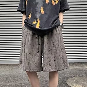 Men's Casual Shorts Plain Comfort Breathable Outdoor Daily Going out Fashion Casual Grey Lightinthebox
