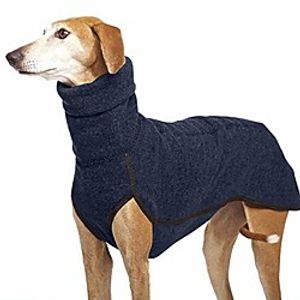 warm pet clothes winter dog coat soft shirt vest for small medium large dogs (l,navy blue) miniinthebox