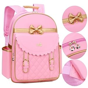 Children Princess Waterproof PU Backpack for Girls Elementary School Girl Bookbags Lightinthebox