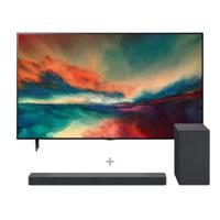 LG 65" QNED85 Series MiniLED 4K Smart TV 2023 with LG SC9S Sound Bar for OLED C Series