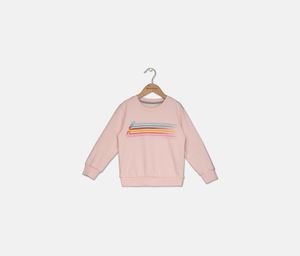 Toddler Girls Graphic-Print Sweatshirt  Pink Combo