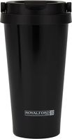 Royalford 450 Ml / 15.2oz Stainless Steel Vacuum Tumbler-(Silver)-(RF11249)