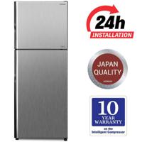 Hitachi 403Ltr Top Mount Inverter Refrigerator | RVX505PUK9KPSV | Silver Color - thumbnail