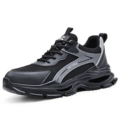 Men's Sneakers Steel Toe Shoes Work Sneakers Safety Shoes Casual Outdoor Office Career Tissage Volant Breathable Comfortable Lace-up Black Spring Fall Lightinthebox Men's Sneakers Steel Toe Shoes Work Sneakers Safety Shoes Casual Outdoor Office Career Tissage Volant Breathable Comfortable Lace-up Black Spring Fall Lightinthebox