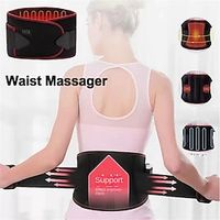 Heat Therapy Lumbar Brace Support Massager Waist Massager Back Belt Herniated Disc Scoliosis Back Pain Relief Spine miniinthebox - thumbnail