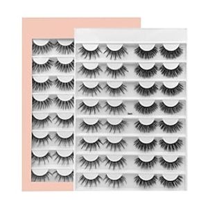 Eyelash Extensions 32 pcs Waterproof Fashionable Design Women Natural Extra Long Cosplay Animal wool eyelash Wedding Party Halloween Full Strip Lashes Natural Long Lengthens the End of the Eye -  Lightinthebox