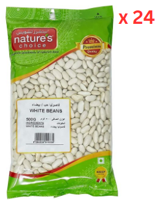 Natures Choice White Beans - 500 gm Pack Of 24 (UAE Delivery Only)