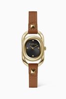 Studs Index Leather Quartz Watch, 24mm Studs Index Leather Quartz Watch, 24mm