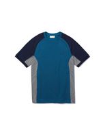 Colourblock PiquÃ© Crew Neck T-Shirt - thumbnail