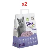M-Pets Soya Organic Cat Litter Lavender Scented 6L - 100% Biodegradable