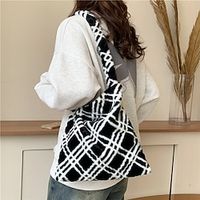 Women's Shoulder Bag Daily Lightweight Solid Color Black Pink Green Lightinthebox - thumbnail