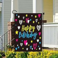 Valentine's Day Garden Flag 12x18Inch Outdoor Decorations Welcome Garden Patio Flag Love Yard Flag Double Sided Holiday Outdoor Flags 1pc Lightinthebox - thumbnail