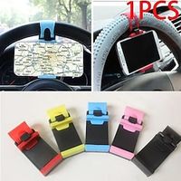 Car Holder Car Horizontal Mobile Phone Steering Wheel Mobile Navigation Bracket for All Phone miniinthebox - thumbnail