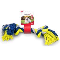 Vadigran Cotton Rope 2 Knots Blue-Yellow 270G 36Cm