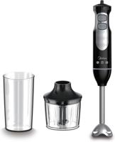 Midea 400W Hand Blender | Stainless Steel Blade | Variable Speed + Turbo | Soups, Smoothies & More | Quiet Motor | Ergonomic Design | MJBH4001W