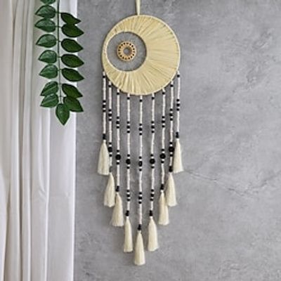 Dream Catcher Handmade Gift Wall Hanging Decor Art Ornament Craft Bead Feather For Kids Bedroom Wedding Festival Birthday Gift Lightinthebox