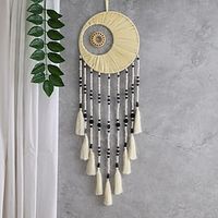 Dream Catcher Handmade Gift Wall Hanging Decor Art Ornament Craft Bead Feather For Kids Bedroom Wedding Festival Birthday Gift miniinthebox - thumbnail