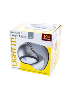Fulcrum Porch Light Silver