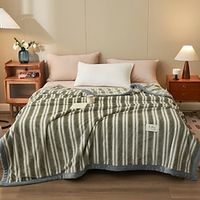 Thickening Milk Velvet Throw Sofa Blanket Soft Bean Velvet Throw Blanket Living Room Bedroom Air Conditioning Bed Blankets For Sofa Living Room Bedroom Sofa Travel Blanket Lightinthebox - thumbnail