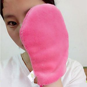 1 Pcs Makeup Remover Glove /Cosmetic Removal Microfiber Rose Red Mitt/The Upgraded Version Of Makeup Remover Towel Color Random 1521Cm miniinthebox