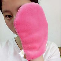1 Pcs Makeup Remover Glove /Cosmetic Removal Microfiber Rose Red Mitt/The Upgraded Version Of Makeup Remover Towel Color Random 1521Cm miniinthebox - thumbnail