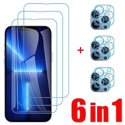 [33Pack] Phone Screen Protector For Apple iPhone 14 Pro Max 13 12 11 X XR XS Mini Screen Protector  Camera Lens Protector Tempered Glass High Definition (HD) 9H Hardness Ultra Thin Phone Accessory miniinthebox