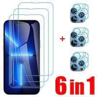 [33Pack] Phone Screen Protector For Apple iPhone 14 Pro Max 13 12 11 X XR XS Mini Screen Protector  Camera Lens Protector Tempered Glass High Definition (HD) 9H Hardness Ultra Thin Phone Accessory miniinthebox - thumbnail