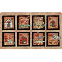 Drymate Bow Wow Squares Dog Bowl Place Mat 12 X20 Inches