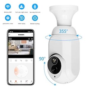 K8 2023 new smart electronic device monitoring wireless wifi camera 360 home watch remote security miniinthebox
