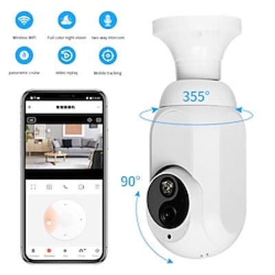 K8 2023 new smart electronic device monitoring wireless wifi camera 360 home watch remote security miniinthebox
