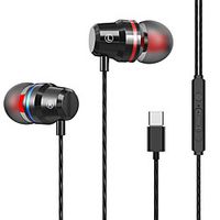 Sport Oortelefoon Wired Bass Usb Type-C Headset Oordopjes Met Microfoon Handsfree Type C Muziek Oortelefoon Voor Xiaomi samsung Huawei Lightinthebox - thumbnail