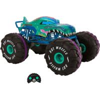 Hot Wheels R/C 1.6 Scale Monster Trucks Mega Wrex Remote Control Vehicle HYB95 - thumbnail