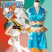 Inspired by One Piece Nami Anime Cosplay Costumes Japanese Cosplay Suits Costume For Women's miniinthebox - thumbnail